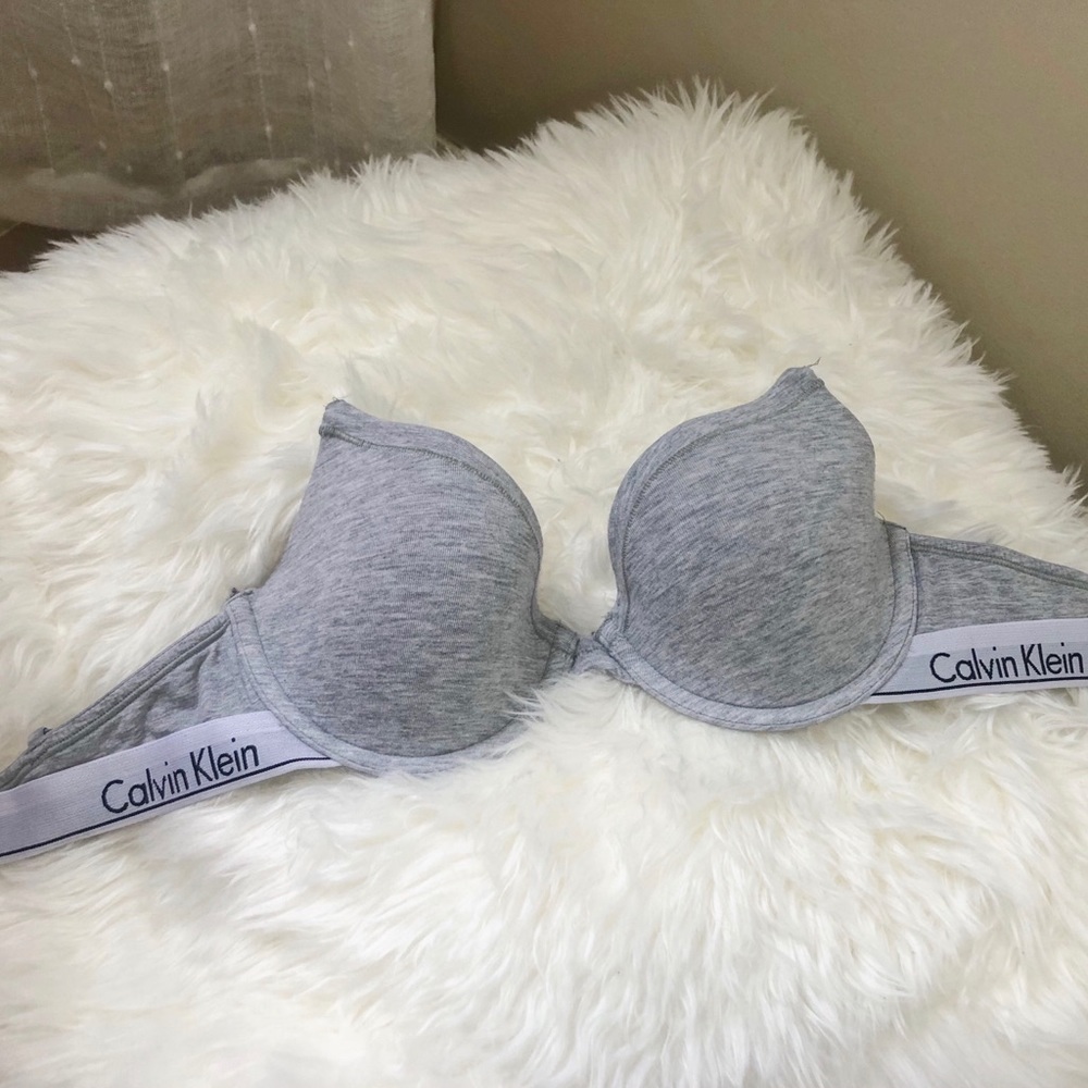 Grey Calvin Klein Bra